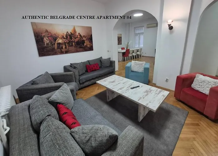 Apartman Authentic Centre For Large Groups, Republic Square - Up To 47 People In 5 Belgrád